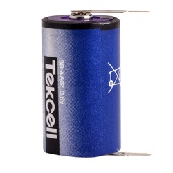 3.6V SB-AA02 1/2AA Size Li-SOCI2 2 Pinli Lityum Pil