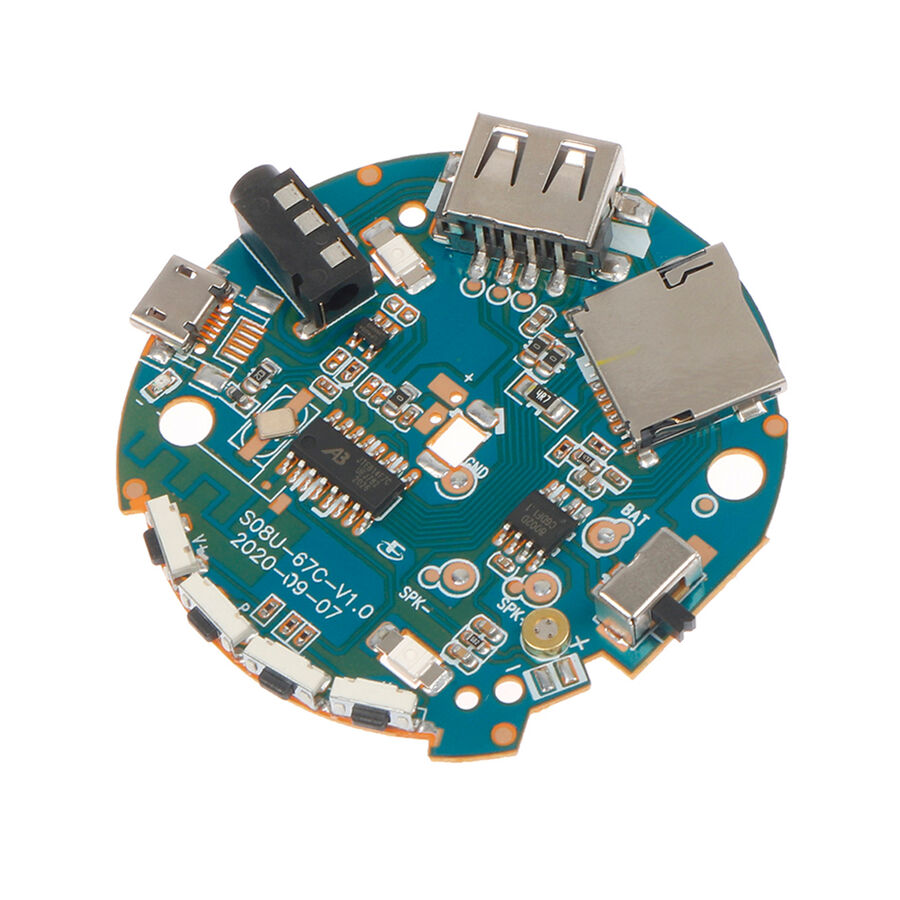  3.7-5v Çok Fonksiyonlu Bluetooth Ses Alıcı Modülü