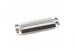 37 Pin Dişi D-Sub Konnektör - 90C / 90 Derece