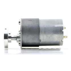 37D mm Geared Motor Connection Apparatus - Aluminum Motor Holder - L Elbow - Thumbnail