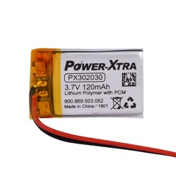 3.7V 120 mAh Li-Polymer Pil