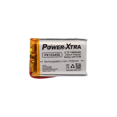 Power-Xtra - 3.7V 1800 mAh Li-Polymer Pil - Devreli