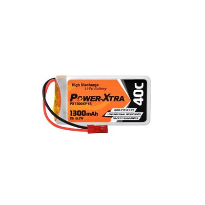 Power-Xtra - 3.7V 1S 1300mAh 1cell Li-Polymer Pil -PX1300XP1S