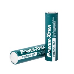 3.7V 2600 mAh 18650 Li-ion Şarjlı Pil Başsız