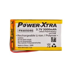 3.7V 3000 mAh Li-Polymer Pil