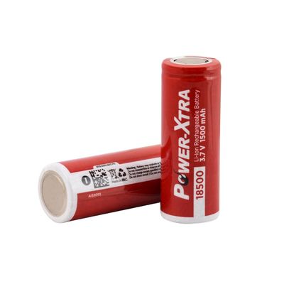 Power-Xtra - 3.7V Li-ion 18500 - 1500 Mah Şarjlı Pil