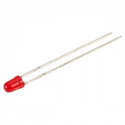 3mm Red Led-200-300 mcd