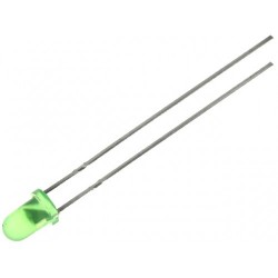 3mm Green Led-200-300 mcd