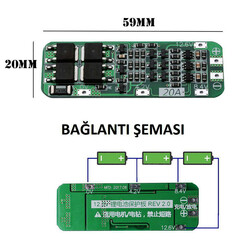 3S 20A LiPo Pil Balans Devresi - Modülü - Thumbnail