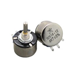 3W 500 Ohm Metal Watlı Potansiyometre