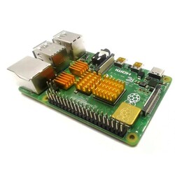 5 Pieces Raspberry Pi 4B Aluminum Heatsink Kit - Thumbnail