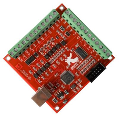 Axis A Passo Movimento Controllo MACH3 4-Axis Liscio USB 100KHz 12-24V Accessori 