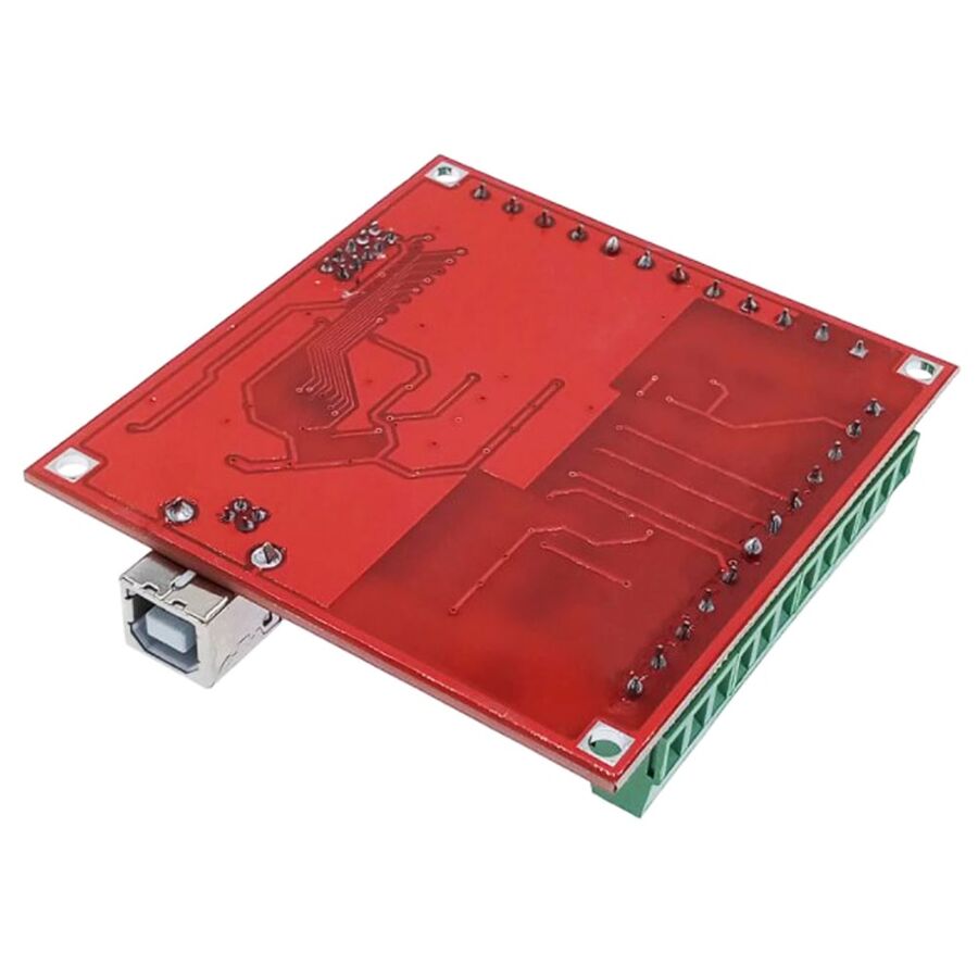 Stepper Motion Control MACH 3 4-Axis USB 12-24V Scheda Controller ACCESSORI CNC 