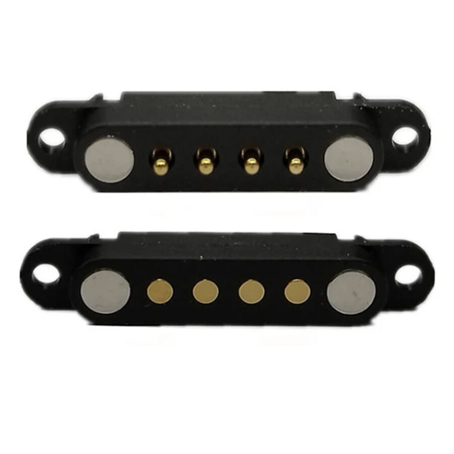  4 Pin 2.54mm Kulaklı Manyetik Konnektör Takım