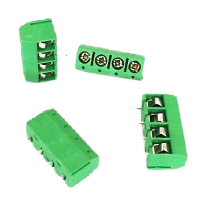 Gaosong - 4 Pin 5.00mm Green pcb Klemens