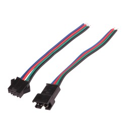 4 Pin Jst Cable 20cm Male Female Kit