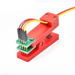 4 Pin Programlama Aparatı - 2.54mm Pogo Pin Yaylı Mandal Klips - Thumbnail