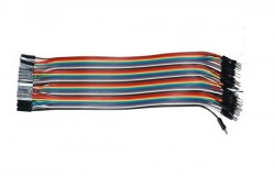 40 Female-Male Jumper Cables 20cm