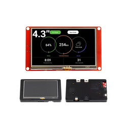 4.3 Inch ESP32 HMI Ekran 480x272 SPI TFT LCD Rezistif Dokunmatik Ekran - Thumbnail