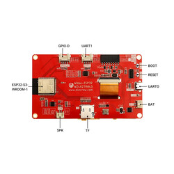 4.3 Inch ESP32 HMI Ekran 480x272 SPI TFT LCD Rezistif Dokunmatik Ekran - Thumbnail