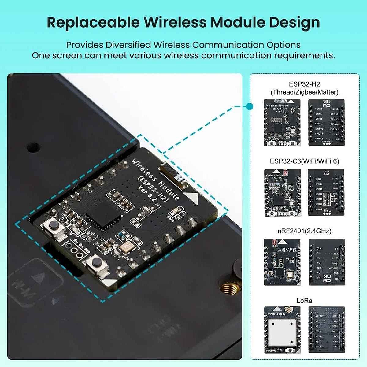 4.3 Inch HMI ESP32-S3 Wi-Fi Yapay Zeka Destekli 800x480 IPS Kapasitif Dokunmatik Ekran - 6