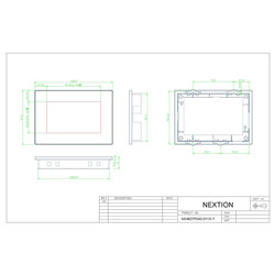 4.3 Inch Nextion HMI Display R-Rezistif Ekran - Dokunmatik Muhafaza Kasalı - Thumbnail