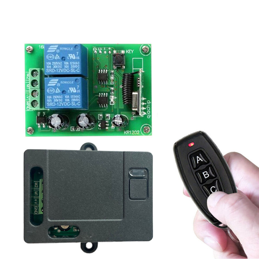  2 Kanal 10a 433 Mhz Mini Alıcı Verici Set