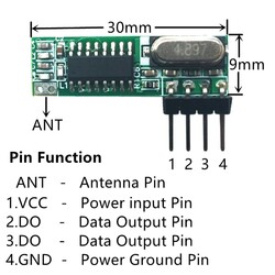 433MHz RF Transceiver Module - Crystal Set - Thumbnail