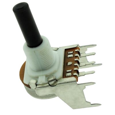 OMEG - 4.7K Tek Turlu Metal Potansiyometre - BR20BU-472A