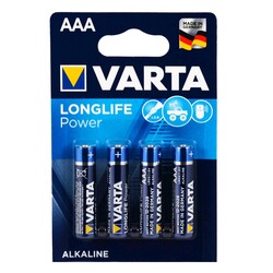 Longlife Power AAA Size 4'lü İnce Kalem Pil - Thumbnail