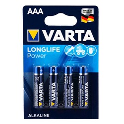 Longlife Power AAA Size 4'lü İnce Kalem Pil