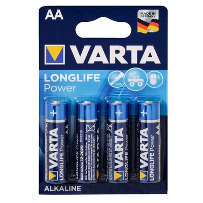 Varta - Longlife Power AA Size 4'lü Kalem Pil