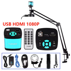 4K 48MP Elektronik Dijital Mikroskop 1080P HDMI VGA USB Endüstriyel Kamera 150x Lens