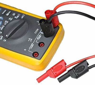 China - 4mm Korumalı Banana Kablo - Siyah