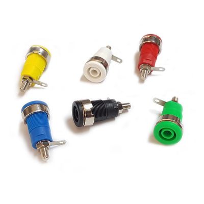 Ksstconnect - 4mm Sarı Korumalı Born Jak