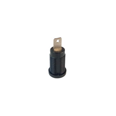  4mm Siyah Korumalı Born Jak (lehim Tip)
