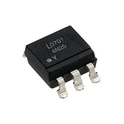 4N25S Transistör Çıkışlı Optocoupler SMD SMD6 - Thumbnail