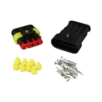 Venstpow - 4 Pin Düz Su Geçirmez Konnektör Takım