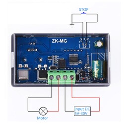 5-30Vdc 5A PWM Motor Hız Kontrol Kartı - Thumbnail