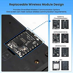 5 Inch HMI ESP32-S3 Wi-Fi Yapay Zeka Destekli 800x480 IPS Kapasitif Dokunmatik Ekran - 6