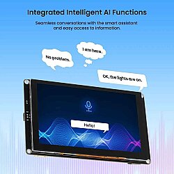 5 Inch HMI ESP32-S3 Wi-Fi Yapay Zeka Destekli 800x480 IPS Kapasitif Dokunmatik Ekran - 7