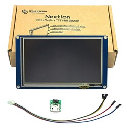 5.0 Inch Nextion HMI Touch TFT Lcd Display - 16MB Internal Memory - Thumbnail