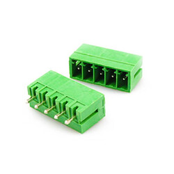 5 Pin 3.81mm 180 ° Male Pass Green Klemens