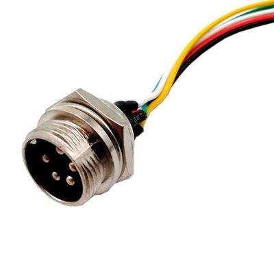 Usbo - 5-Pin Kablolu Erkek Mike Konnektör GX-16