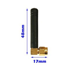 5150-5850MHz 90 Derece Wifi Anten 3dBi 48mm SMA Male - Thumbnail
