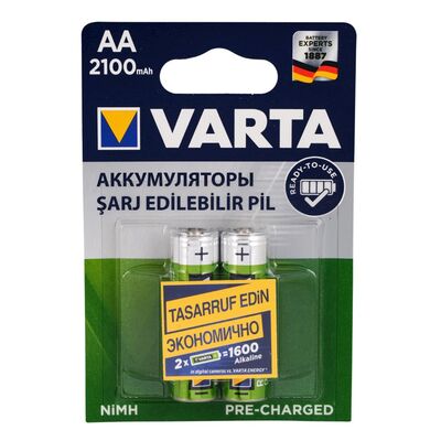 Varta - 2100mAh 2'li Blister AA Kalem Pil
