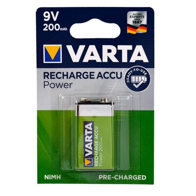 Varta - 9V 1'li Pil - E 200mAh