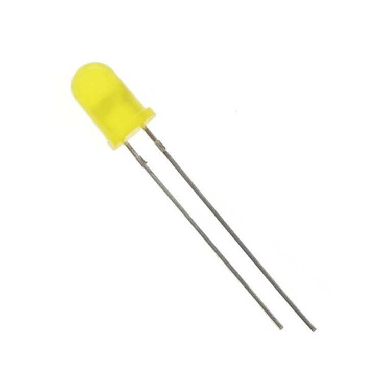 5mm Led Yellow-400-500 mcd