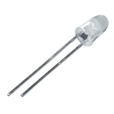 HQG - 5mm Şeffaf Sarı Led - 4000-6000 mcd