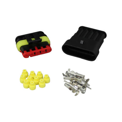 Elecapital - 5 Pin Düz Su Geçirmez Konnektör Takım